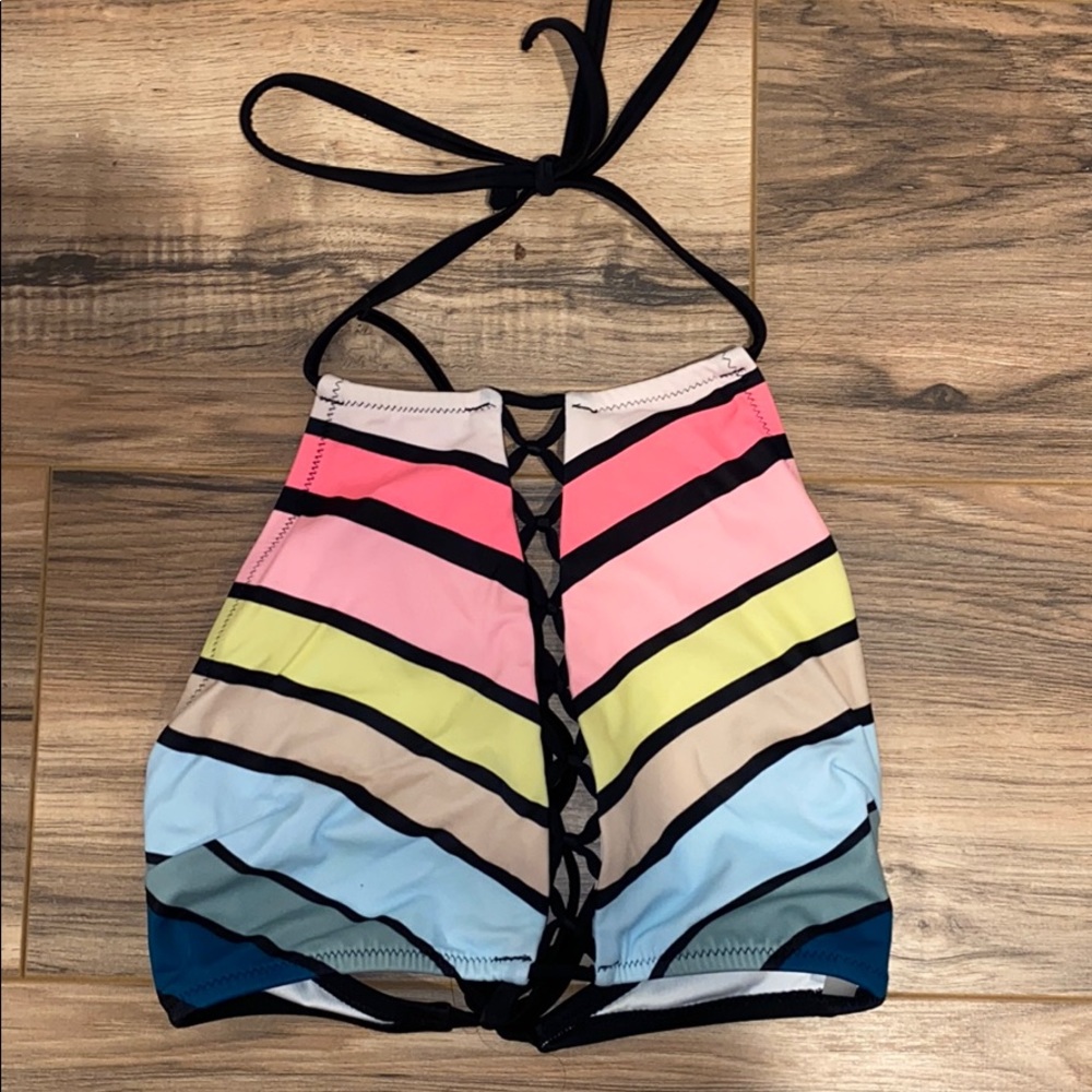 HIGH NECK bikini top